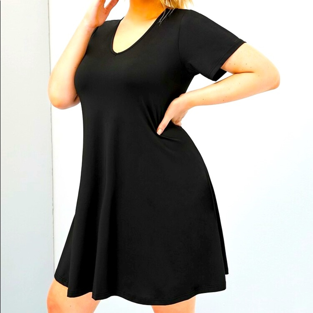 Solid Tee Dress